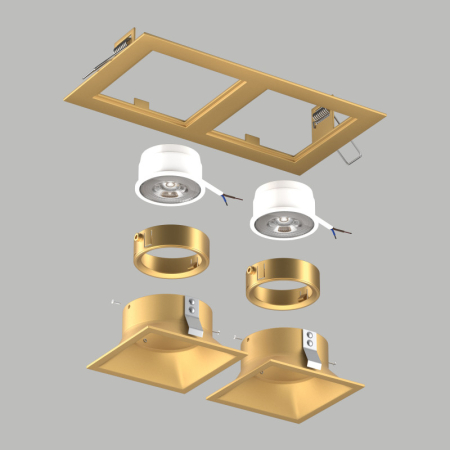 Встраиваемый светильник Lightstar D5230303GMOD