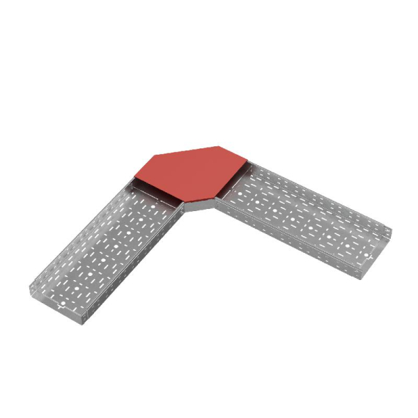 Крышка для угла горизонтального 90град. осн.300 сталь 1мм "ПЛЮС" KGLplus90-300 КМ PL0883