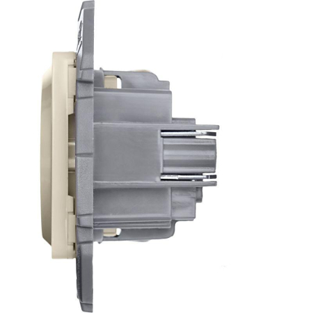 Розетка 1-м СП Inspiria 16А IP20 250В 2P+E защ. шторки немецк. стандарт механизм сл. кость Leg 673731