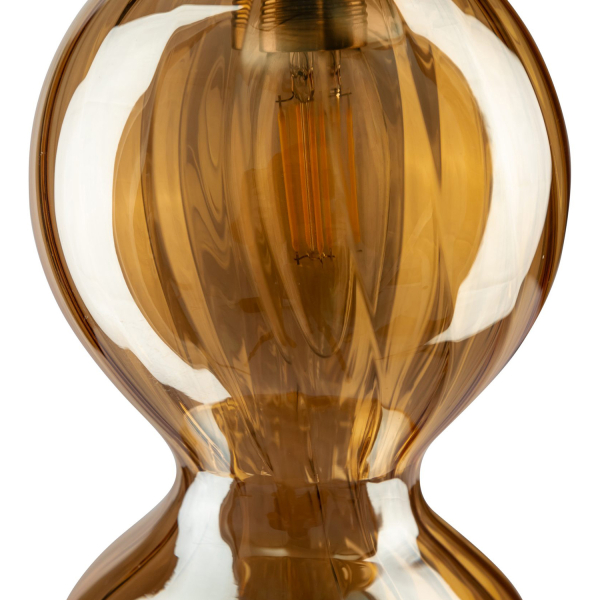 Crystal Lux Светильник подвесной Crystal Lux IRIS SP1 B AMBER