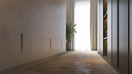 SUBRA-F Встраиваемый стеновой гипсовый светильник