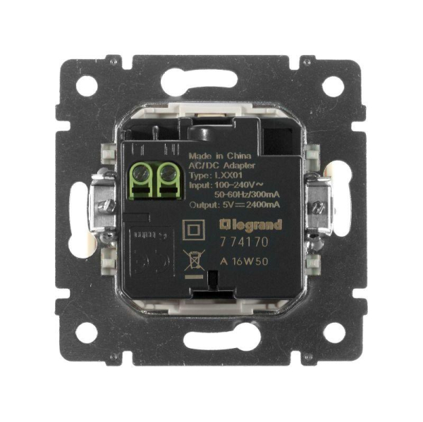 Розетка USB 2-м СП Valena сл. кость IEK 774170