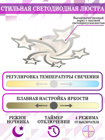 Накладная люстра Natali Kovaltseva LED LAMPS 81213