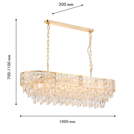 Подвесная люстра Favourite 4720-10P