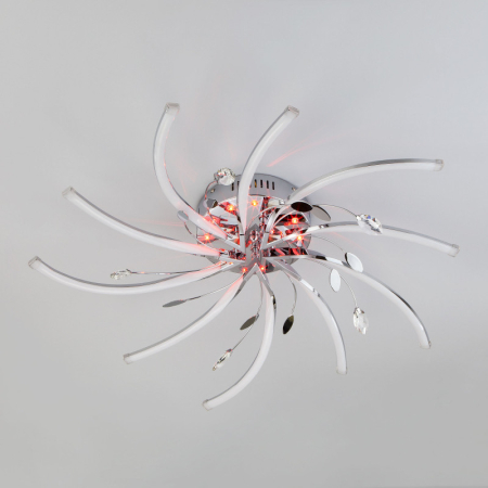 Накладная люстра Eurosvet 90125/10 хром