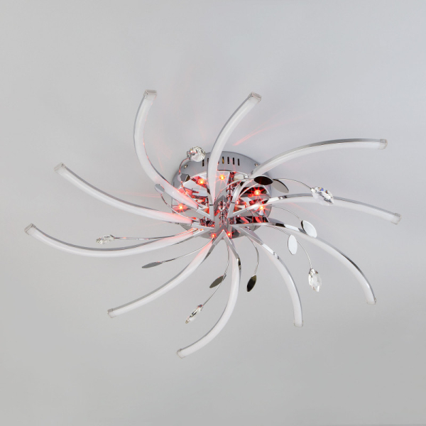 Накладная люстра Eurosvet 90125/10 хром