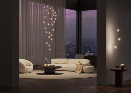 Каскадная люстра Maytoni MOD293PL-L18BS3K