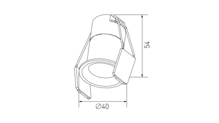 Встраиваемый светильник DesignLed DL-A004-3-BL-WW