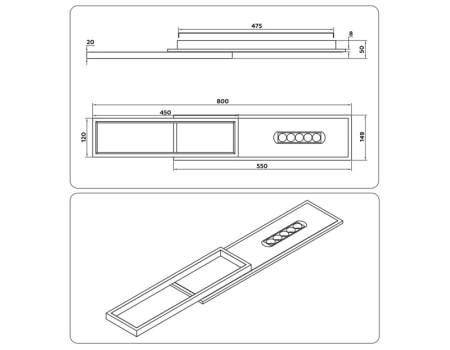 Накладной светильник Ambrella Light FL51453