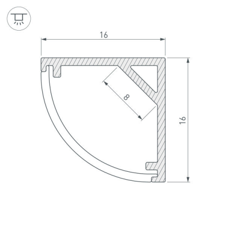 Профиль Arlight 037116