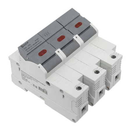 Предохранитель-разъединитель DF 22х58 3п (тип ПВЦ) EKF df223-e