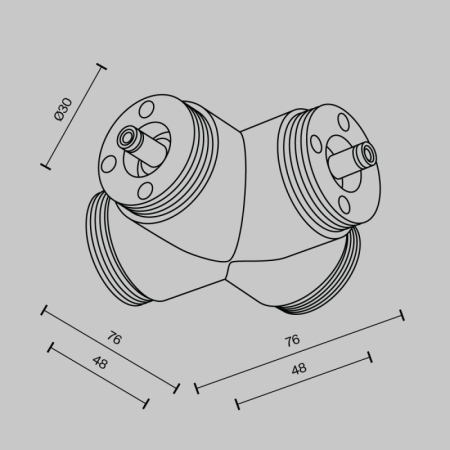 Коннектор Maytoni Technical CA017TX-B