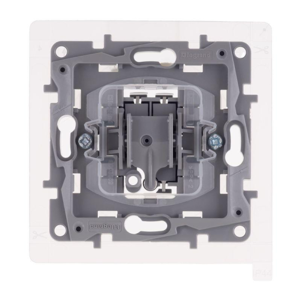 Переключатель 1-кл. Etika 10А IP44 250В безвинтов. зажимы сл. кость IEK 672307