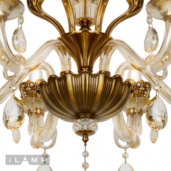 Подвесная люстра iLamp 61078-6 BR