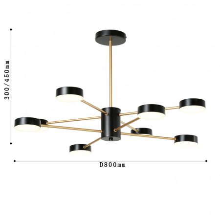 Люстра на штанге F-Promo 3058-8P