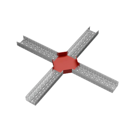 Разветвитель для лотка Х-образ. 100х200мм "ПЛЮС" HD85 КМ PL18578