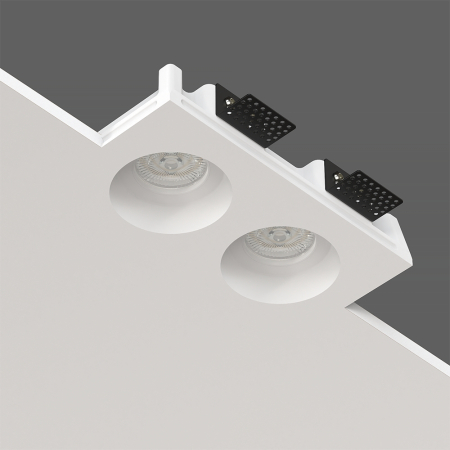 IZAR 80 DUO FLAT Встраиваемый потолочный гипсовый светильник