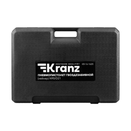 Пневмопистолет гвоздезабивной (нейлер) N90/D21, наклон 21 градус KRANZ