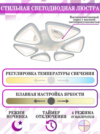 Накладная люстра Natali Kovaltseva LED LAMPS 81215