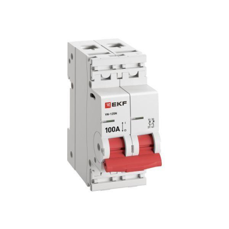 Выключатель нагрузки 2п 100А ВН-125N PROxima EKF S1252100