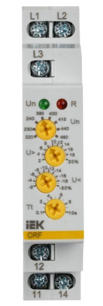 Реле фаз ORF 05 3ф 220-460В AC IEK ORF-05-220-460VAC