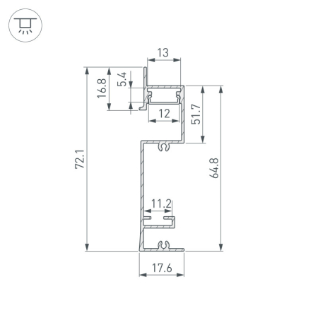 Профиль Arlight 043480