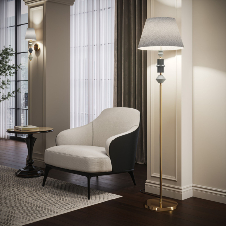 Торшер Eurosvet 109012 латунь