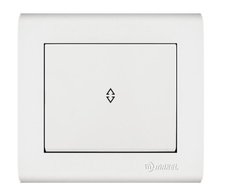 Выключатель проходной 1-кл. Manolya бел. Makel 41001005