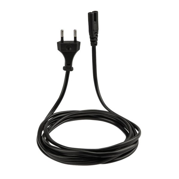 Шнур сетевой, вилка СЕЕ 7/16 - разъем IEC 320 C7, кабель 2x0,75 мм², длина 3 метра (PE пакет) REXANT