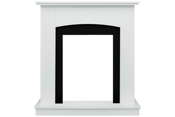 Royal Flame Каминокомплект Barcelona SFT (Разборный) - Белый с очагом Majestic FX M Brass