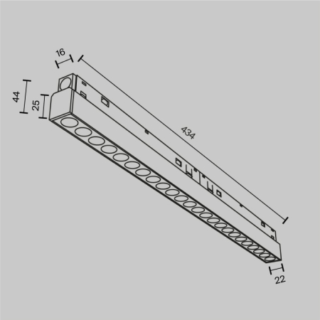 Светильник на шине Maytoni Technical TR031-2-24W2.7K-B