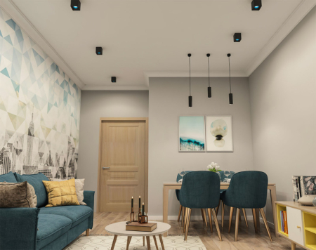 Накладной светильник Denkirs DK3080-BK+CY