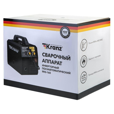 Сварочный аппарат инверторный полуавтоматический MIG-160 KRANZ
