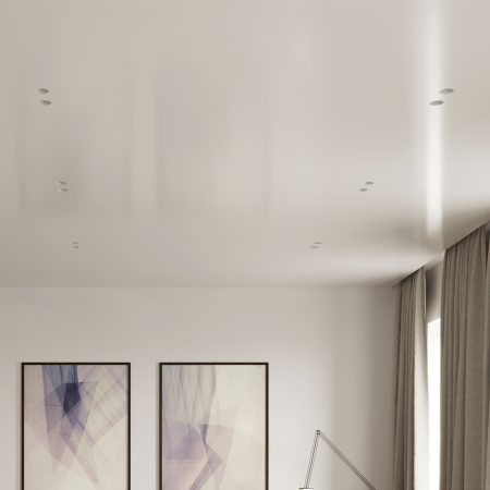 QUASAR 55 DUO FLAT Встраиваемый потолочный гипсовый светильник