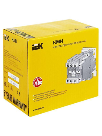 Контактор КМИ-34012 40А 230В/АС3 1НО 1НЗ KARAT IEK KKM31-040-230-11