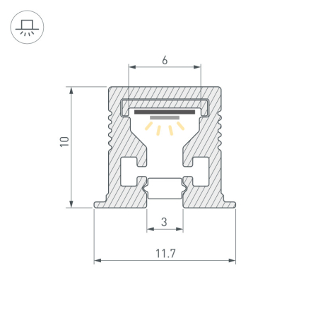 Профиль Arlight 055322