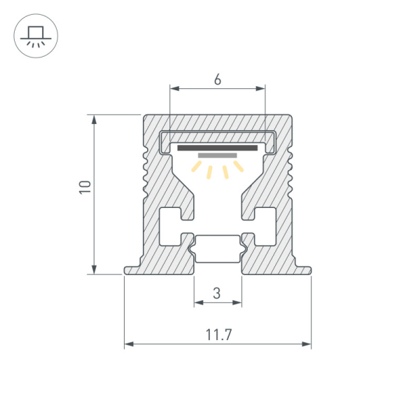 Профиль Arlight 055322