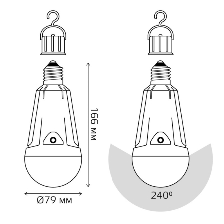 Светодиодная лампа Gauss 102002212