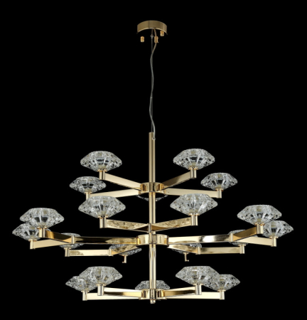 Подвесная люстра Crystal Lux REBECA SP5+10+5 GOLD