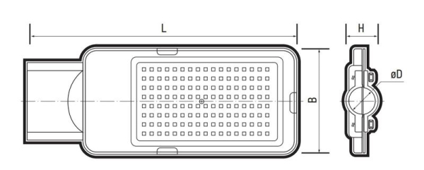 Светильник светодиодный PSL 08 30Вт 5000К GR 120град. уличный консольный ДКУ IP65 Pro JazzWay 5045767