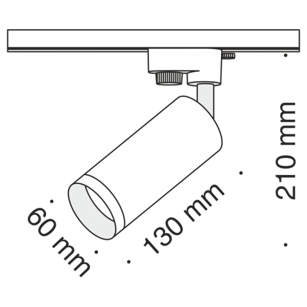 Светильник на шине Maytoni Technical TR004-1-GU10-B