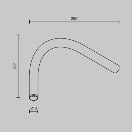 Бра Maytoni Technical C104WL-3W3-6K-BS