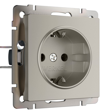 Розетка Werkel W1271104 дымчатый