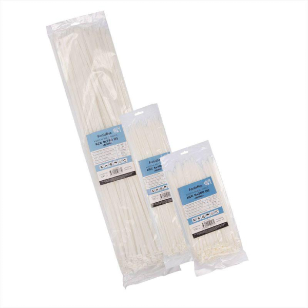 Хомут кабельный КСС "NORD" 8х400 бел. (уп.100шт) Fortisflex 79739