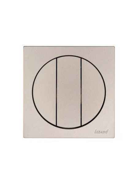 Выключатель 3-кл. СП OSEN механизм титан LEZARD 743-3788-109