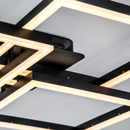 Накладная люстра LED4U L11050-4 BK