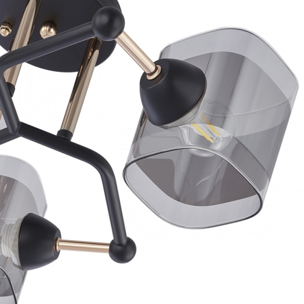 Накладная люстра Arte Milano 324308/3 BK+FG