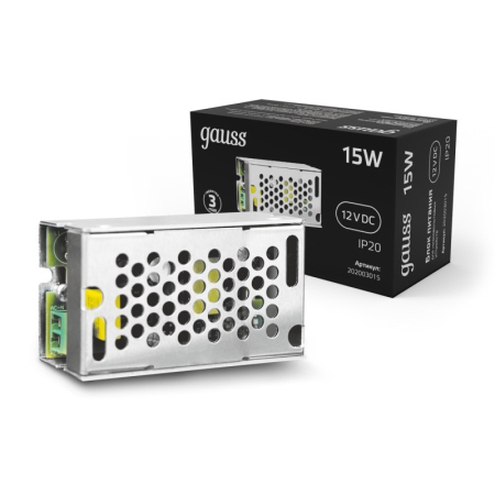 Блок питания для светодиодной ленты Gauss 202003015