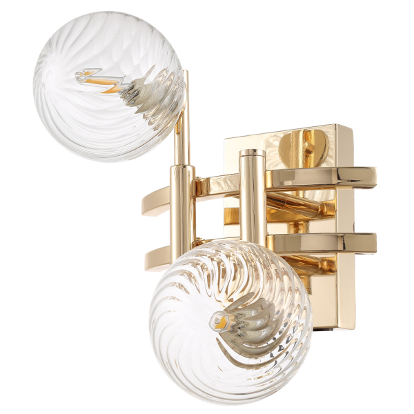 Crystal Lux Бра Crystal Lux LUXURY AP2 GOLD