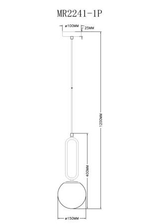 Подвесной светильник MyFar MR2241-1P